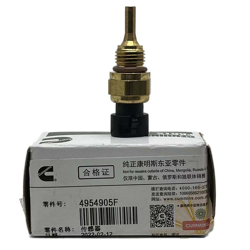 4954905 Fujian Cummins water temperature sensor, suitable for engineering machinery ISF3.8 engine temperature sensor, suitable for Cummins Dongfeng Tianlong engine water temperature sensing plug